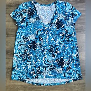 Lilly Pulitzer Etta V-Neck Tops